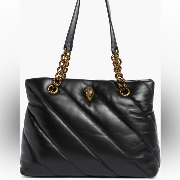 Kurt Geiger London Soho brixton black Quilted Leather Shopper tote - Picture 1 of 5